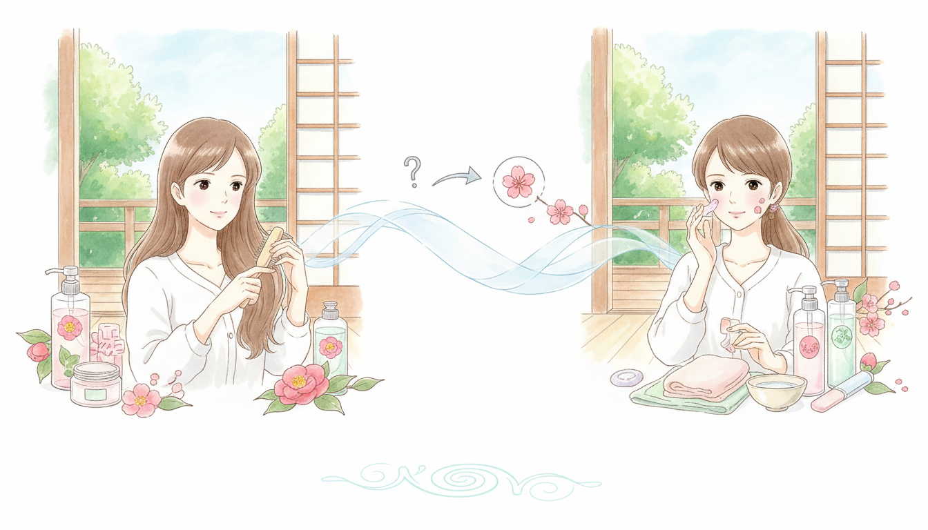 ヘアケアとスキンケアはどっちが先？迷っている方へ贈る美容ルーティンの正解をやさしく解説