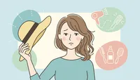 帽子をかぶると髪がぺちゃんこになって迷っている方へ、崩れにくいコツをやさしく解説します