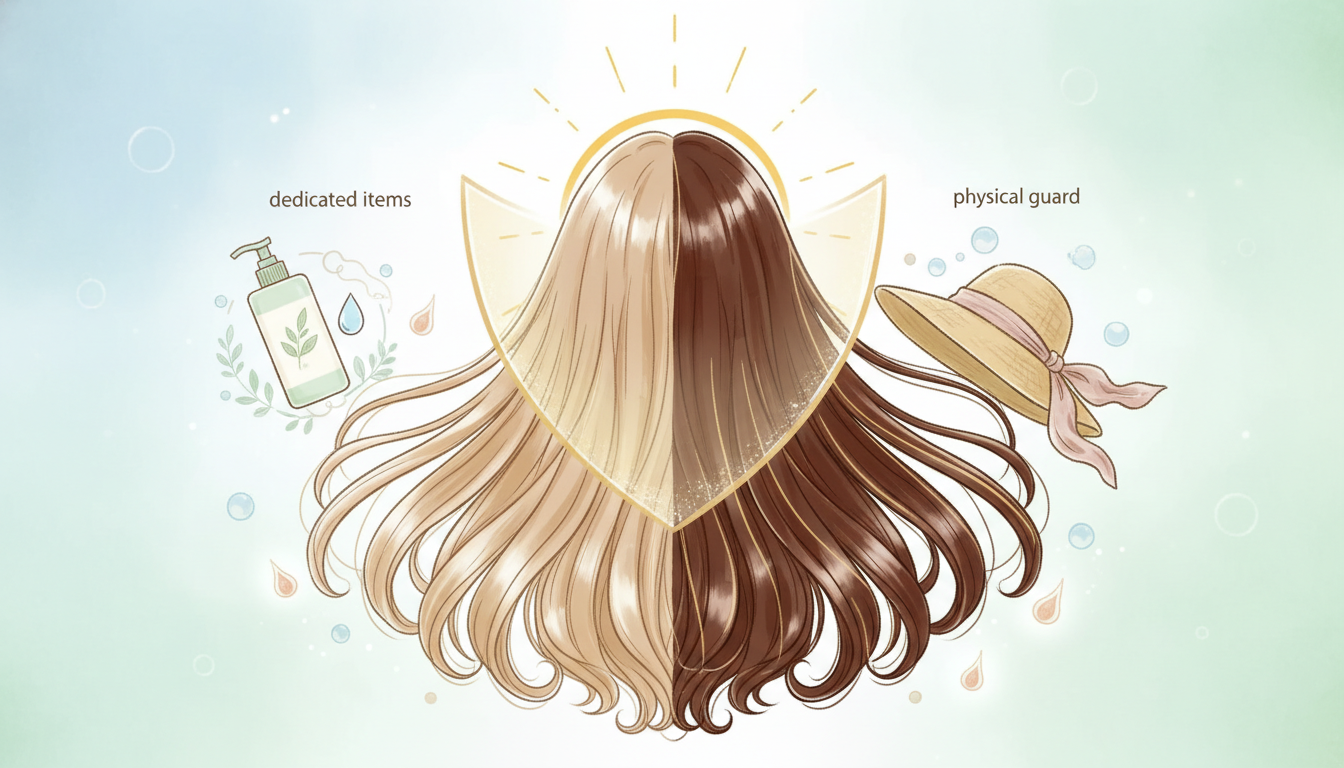 髪と頭皮を健やかに保つには「専用アイテム」と「物理的なガード」の合わせ技が大切です