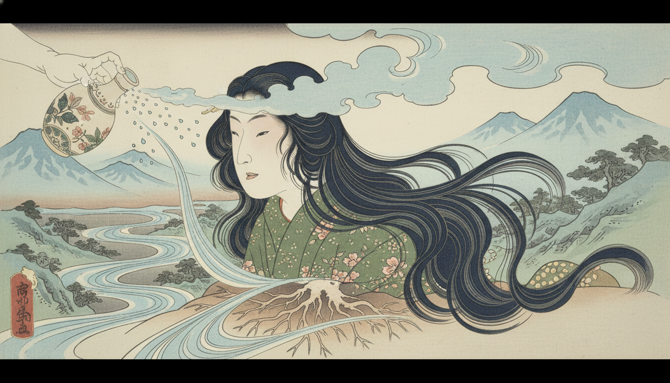 ヘアケア化粧水は髪と頭皮の「土台を整える水分チャージ」の役割